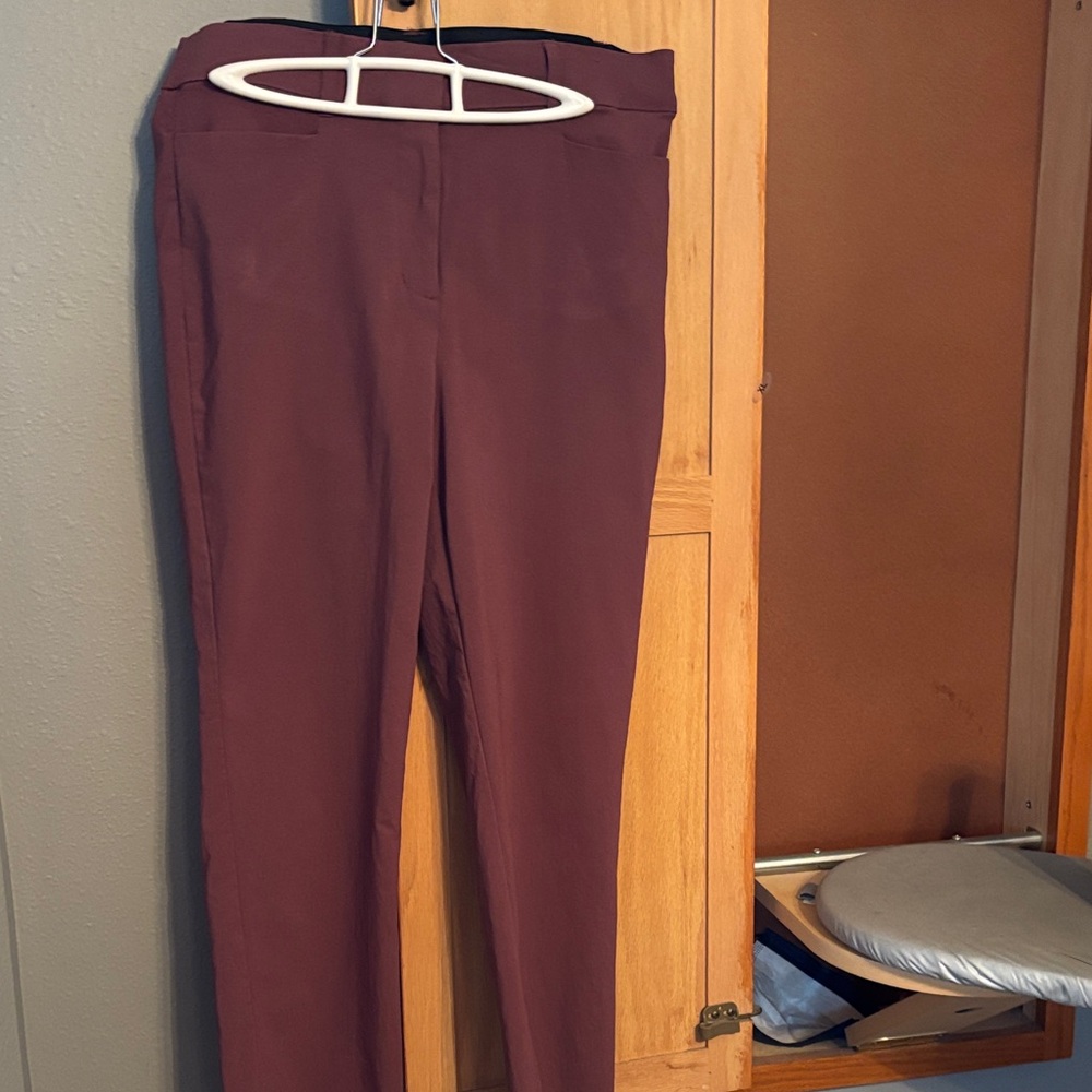 Maurices Rich Burgundy Women's Trousers